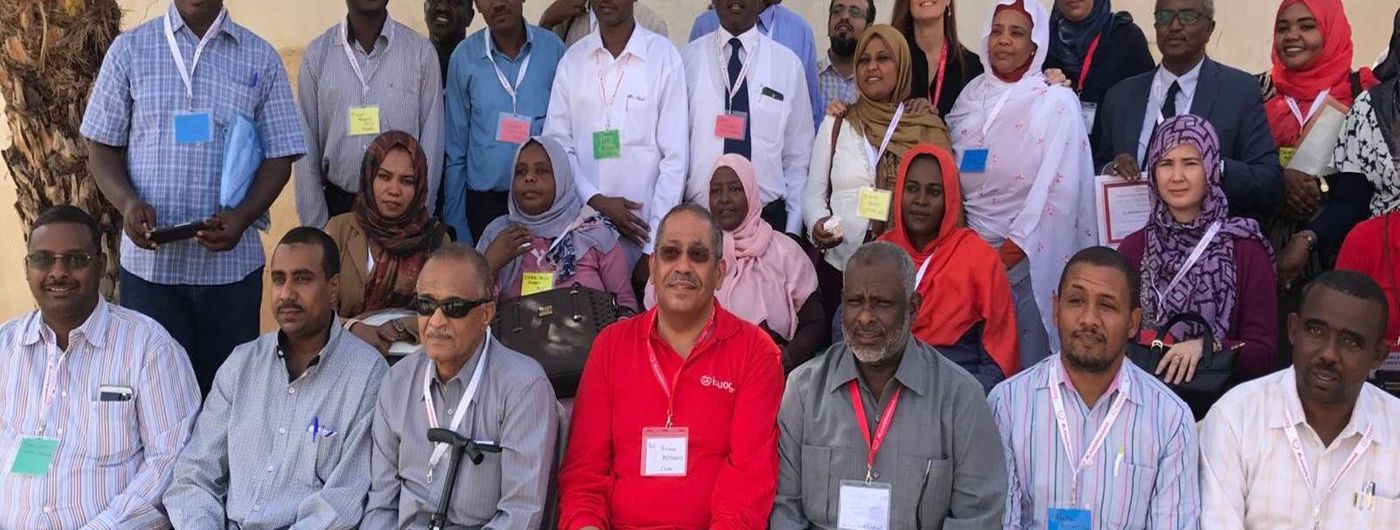 ISUOG outreach group photo in sudan