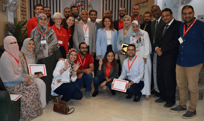 Members of the Outreach Egypt team and alumni - November 2023