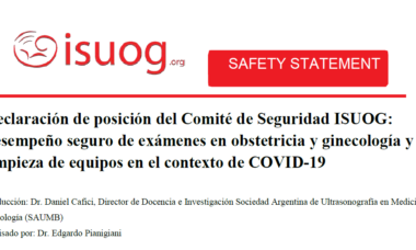 Screenshot_ISUOG Safety Committee statement COVID19_Spanish