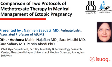 Comparison of two different protocols of methotrexate therapy in medical management of ectopic pregnancy