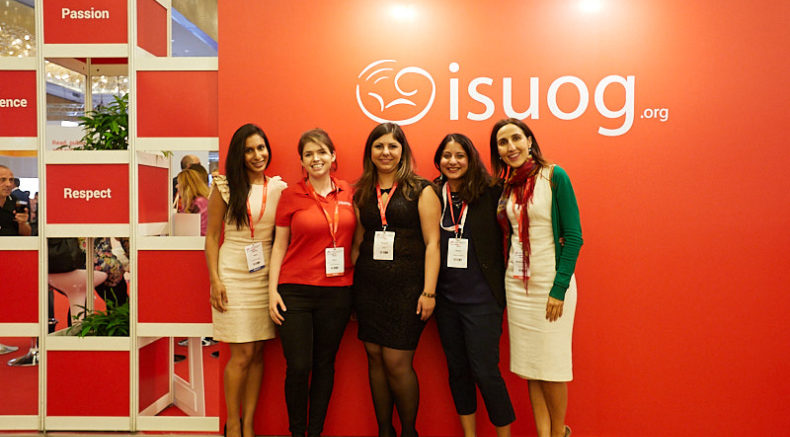 isuog2018 digital ambassadors with Gemma and Freya