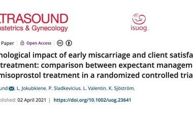 Psychological impact of early miscarriage and client satisfaction with treatment